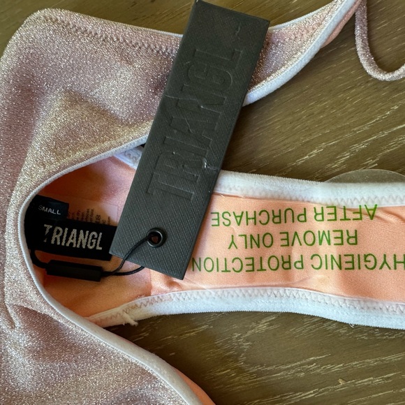 NWT Triangl Sparkling Pink Bikini Set - Picture 5 of 9